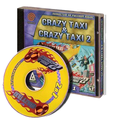 [Dreamcast] 2-in-1 Crazy Taxi & Crazy Taxi 2 [PAL/RUS] [KUDOS]
