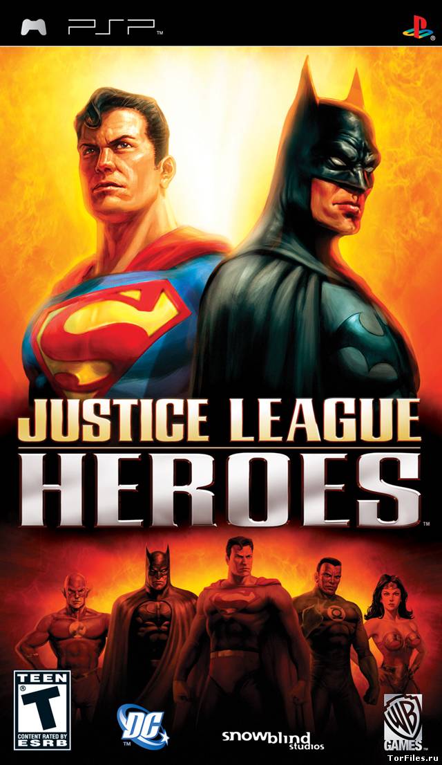 [PSP] Justice League Heroes(Лига Справедливости) [RU] (2006)