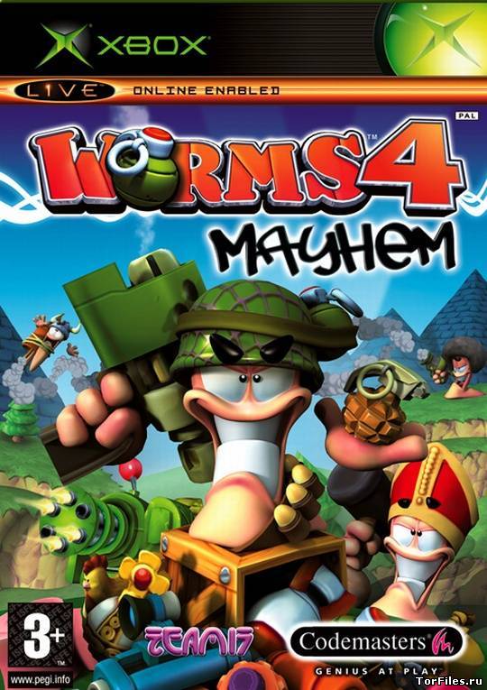 [Xbox] Worms 4 - Mayhem [PAL / ENG+RUS]
