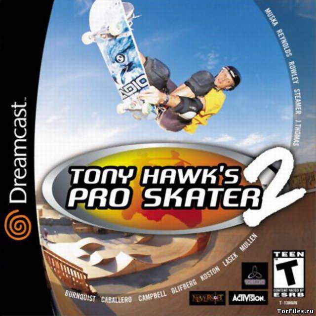 [Dreamcast] Tony Hawk's Pro Skater 2 [NTSC/RUS] [VECTOR]