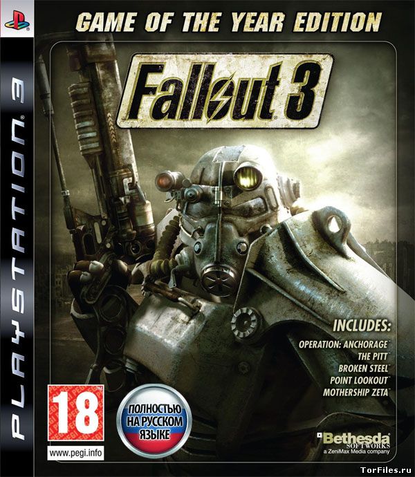 [PS3] Fallout 3: Game of the Year Edition [EUR] 2.76 [Cobra ODE / E3 ODE PRO ISO] [Unofficial] [RUSSOUND]