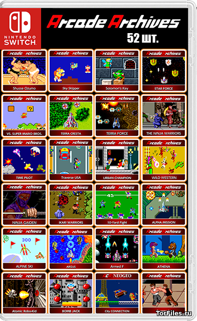 [NSW] Arcade Archives: коллекция из 52 игр [ENG]