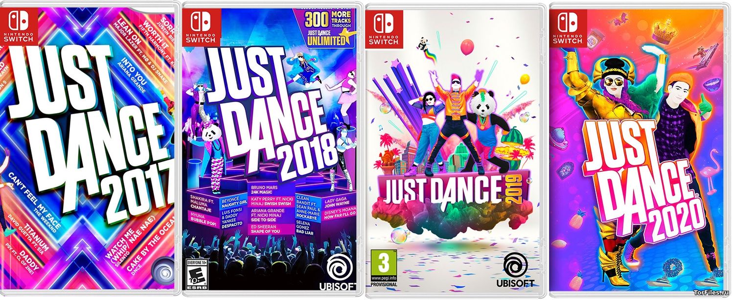 [NSW] Just Dance 2017/2018/2019/2020/2221/2022 [RUS]