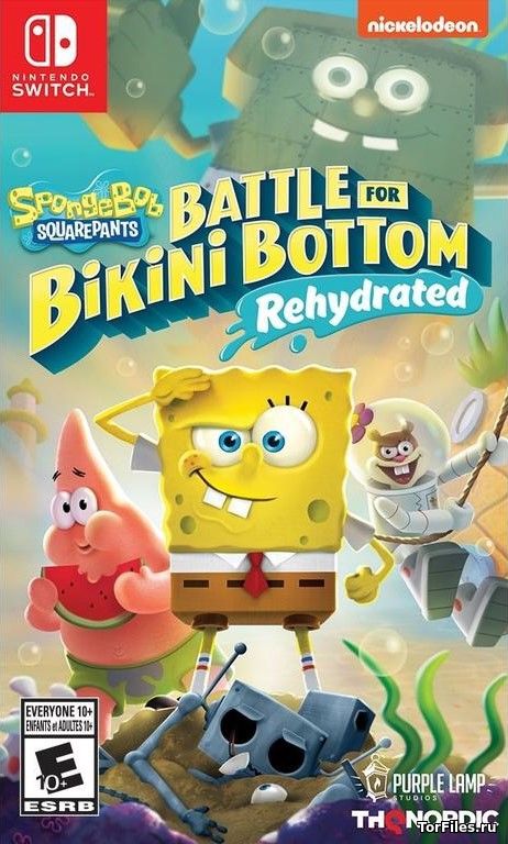 [NSW] SpongeBob SquarePants: Battle for Bikini Bottom — Rehydrated [RUS]