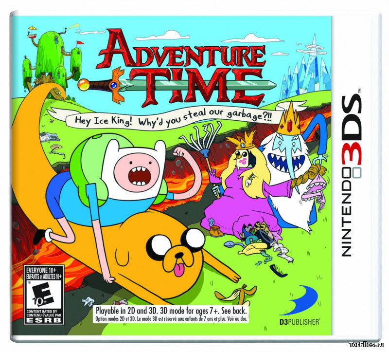 [3DS] Adventure Time Hey Ice King! Why’d You Steal Our Garbage [CIA][ENG]