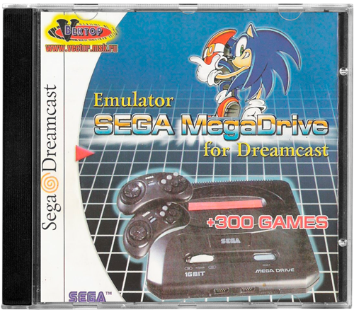 [Dreamcast] Sega MegaDrive Emulator for Dreamcast (300 games) (Rus) (Vector)