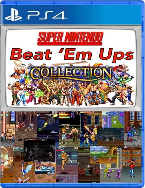 [PS4] Super Nintendo Beat-'Em-Up Collection (60 игр) [NTSC-U/Multi+RUS]
