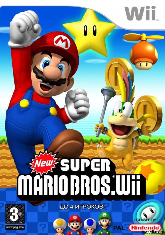 [WII] New Super Mario Bros [PAL, RUS]
