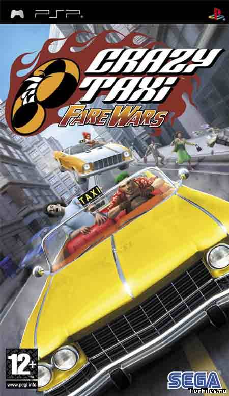 [PSP] Crazy Taxi: Fare Wars 2.01 / NEW VERSION [Английский] (2010)