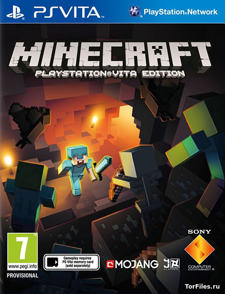 [PSV] Minecraft: PlayStation Vita Edition [NoNpDrm][DLC] [EU/RUS]