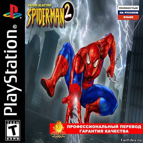 [PS] Spider-Man 2 - Enter Electro [Golden Leon][SLES-03623][Full RUS]