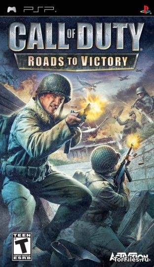 [PSP] Call of Duty: Roads to Victory [CSO/RUS]
