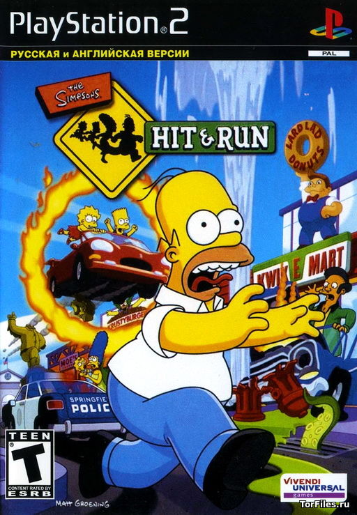 [PS2] The Simpsons: Hit & Run [NTSC/RUSSOUND]