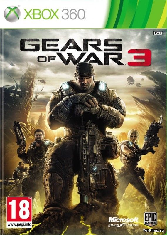 [XBOX360] Gears Of War 3 [Region Free/RUS]